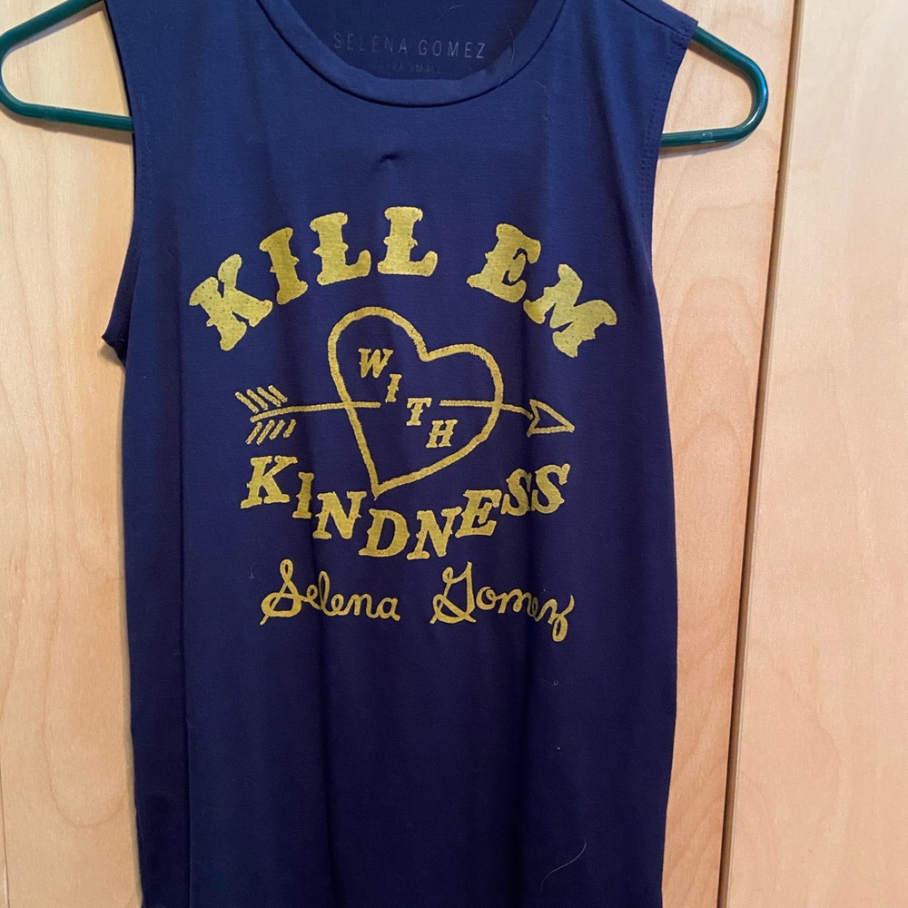 Navy blue tank top